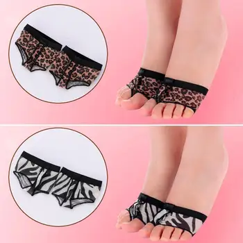 

1 Pair Forefoot Invisible Non Slip Dance Foot Palm Cap Cushion Pads Ballet Dance Half-foot Cover Tools Toes Women Pedicure W5U1