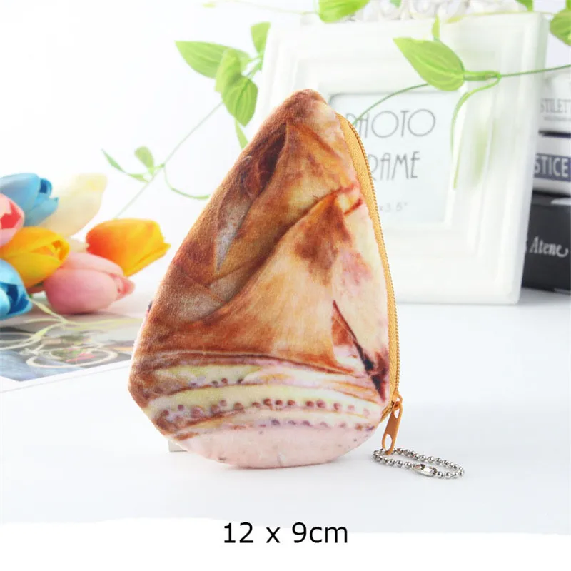 Funny 3D Vegetables Plush Purse Lifelike Carrot Bamboo Shoots Cabbage Streaky Pork Bitter Gourd Kids Hand Pocket Coin Bag Purse (2)