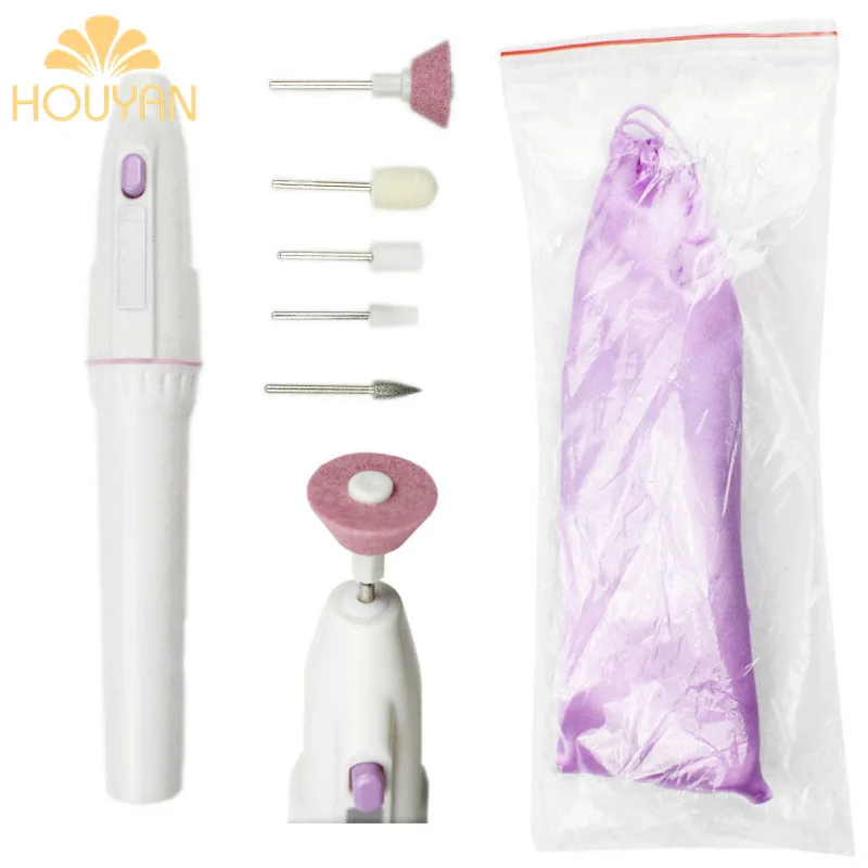 

Polishing Machine Manicure Portable Mini Electric Polisher Pen Sander Multifunctional Nail File Polish Nail Corner Hand Calluses