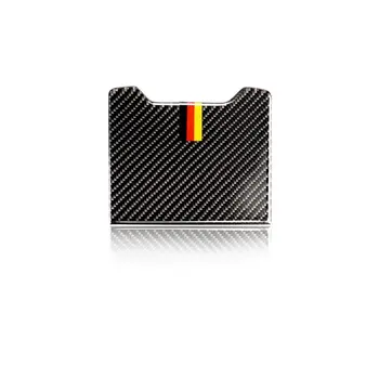 

Fashionable Carbon Fiber Rear Armrest Storage Box Panel Cover Trim Sticker For Mercedes C Class W205 C180 C200 GLC