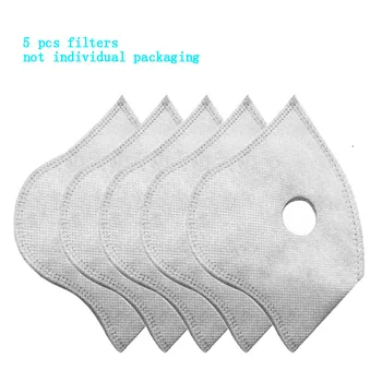 

New Cycling Mask Face Masks Filter Activated Carbon Breathing Filters PM2.5 Filters Air Valve Filter Masks Bike Accessories