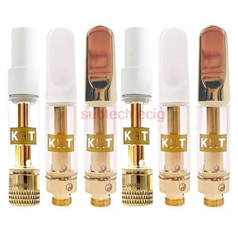 10pcsKRTVapeCartridges08ml1mlGlassTankCeramicCoilAtomizer