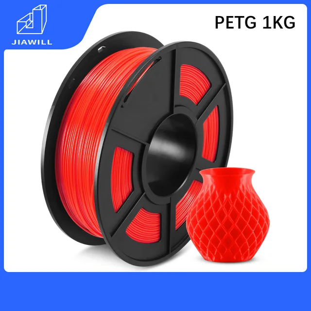 PLA SILK PLA PLUS PETG 3D Printing Filament For FDM3D Printer Filament PLA 1KG 1.75MM Free Shipping PETG Red 1KG