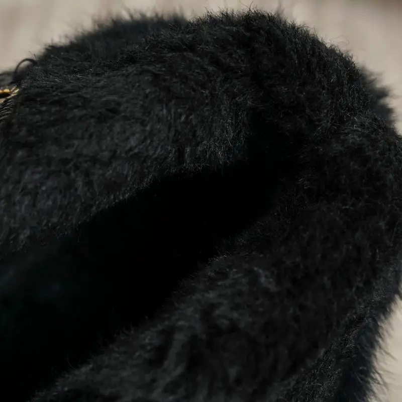 Taoffen/женские брендовые модные зимние ботильоны из натуральной кожи с Плюшевым Мехом повседневная обувь на толстой подошве с круглым носком женские размеры 34-40
