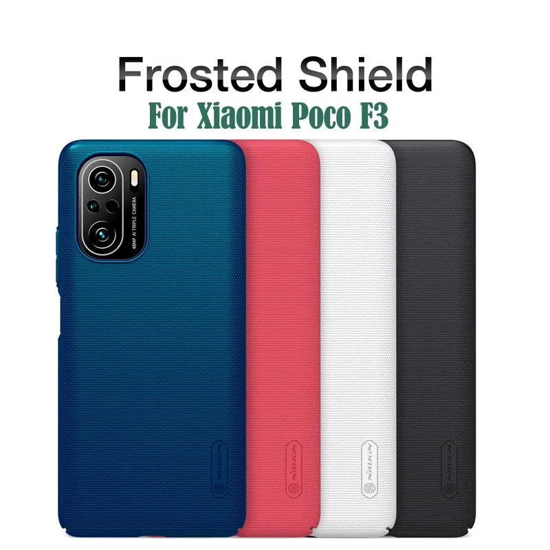 phone pouch for ladies For Xiaomi Poco F3 Poco X3 Pro X3 NFC Case Nillkin Frosted Shield Hard PC Phone Housing Protection Back Cover For Poco X3 Pro mobile pouch waterproof