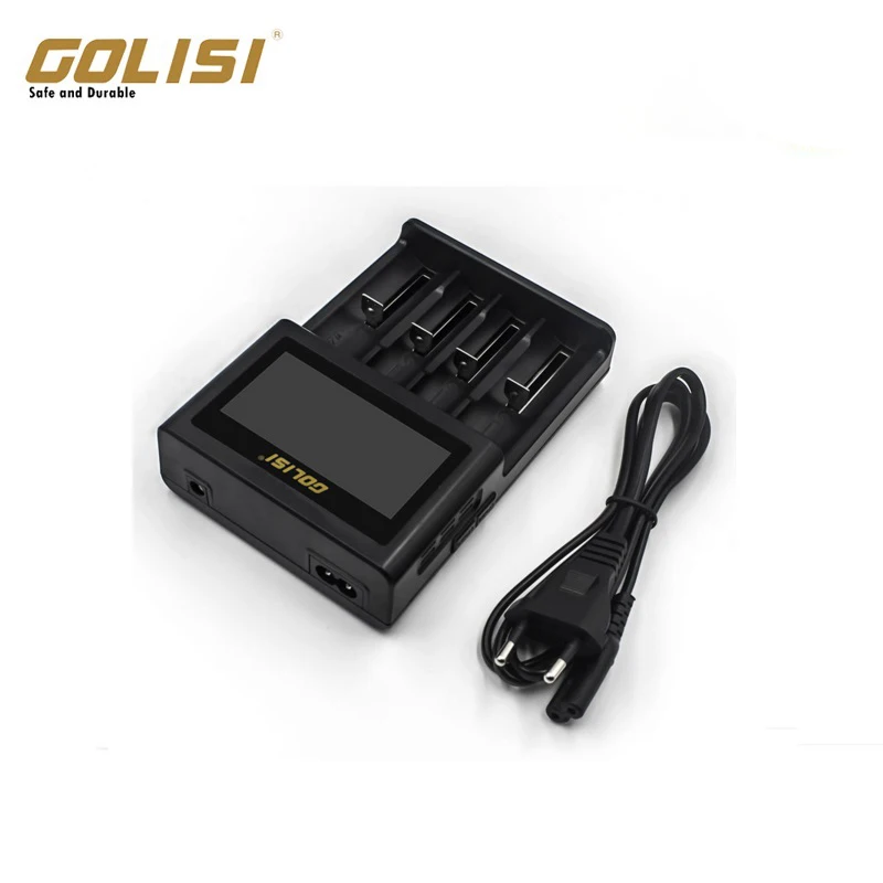 Оригинальное интеллектуальное зарядное устройство Golisi S4 с ЖК дисплеем быстрая