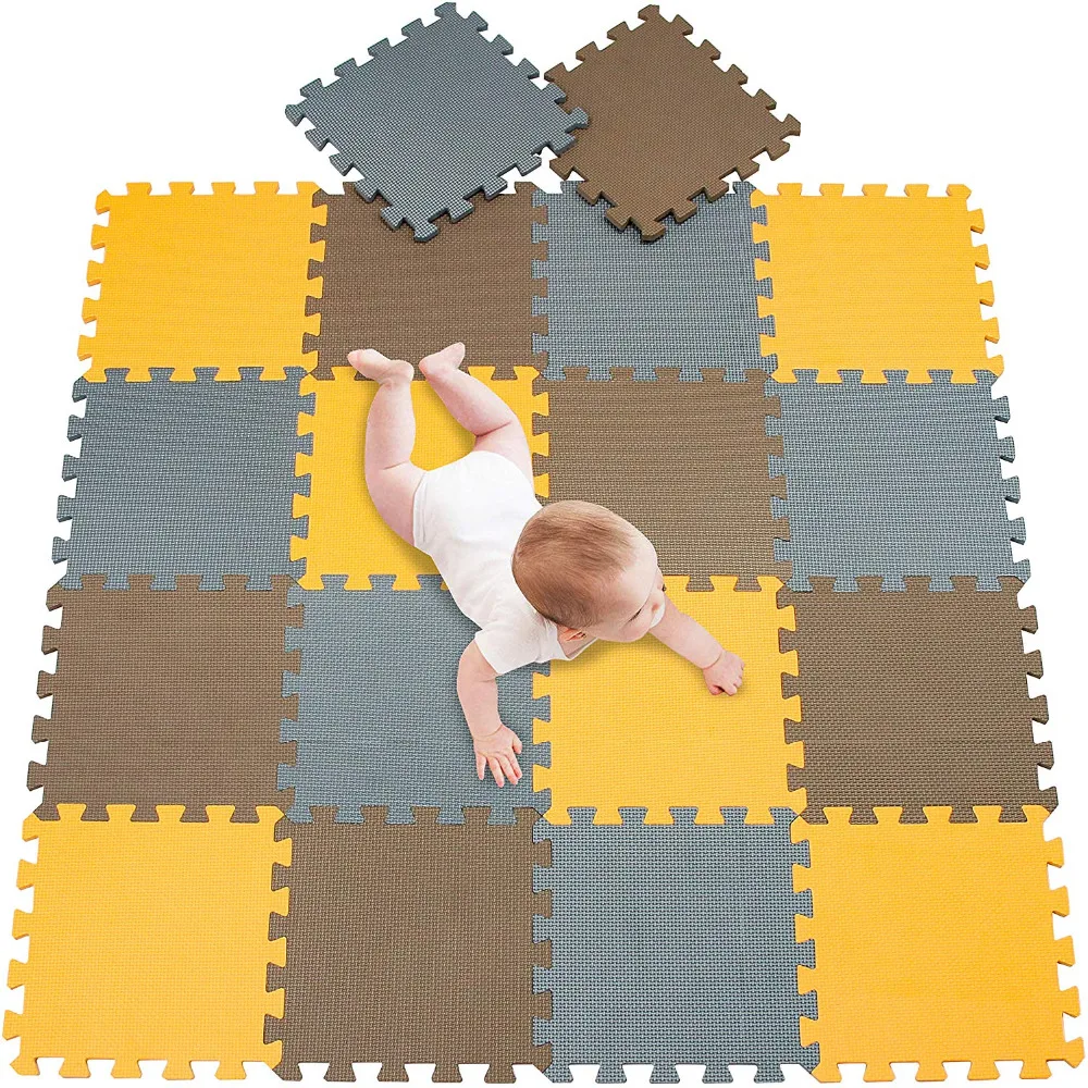 Kids Play Mat Baby Activity Gym Foam Tiles Baby Room Floor Games And