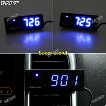 

Car LED luminous highlight digital digital display when the electronic clock car electronic clock CD50 Q06