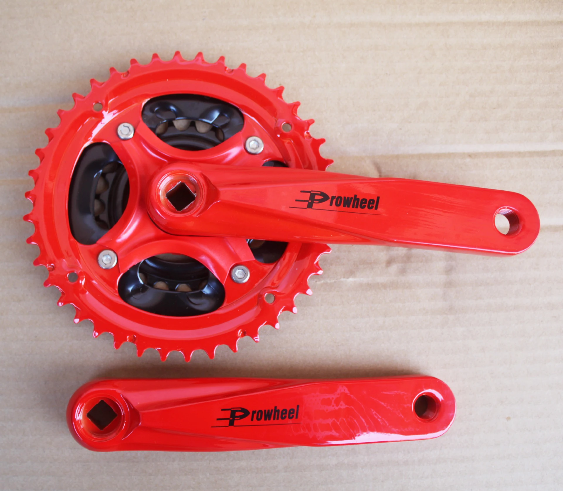 PROWHEEL 42T 7-8 скоростей диаметра окружности болтов(горный велосипед цвет передняя Звездочка велосипеда квадратное отверстие рукоятки
