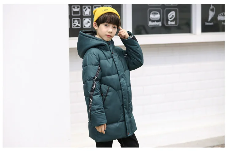 Хлопковое пальто для мальчиков и девочек Новинка года, зимнее детское утепленное пуховое хлопковое пальто, куртка зимняя куртка для больших детей