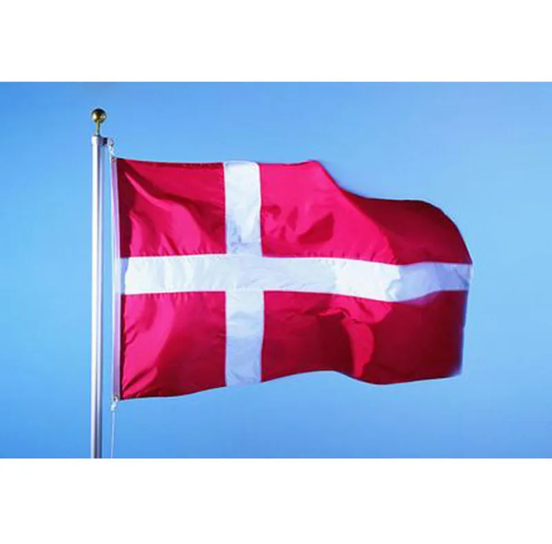 Датский флаг Датская страна большой 3x5 футов полиэстер Дания национальный баннер