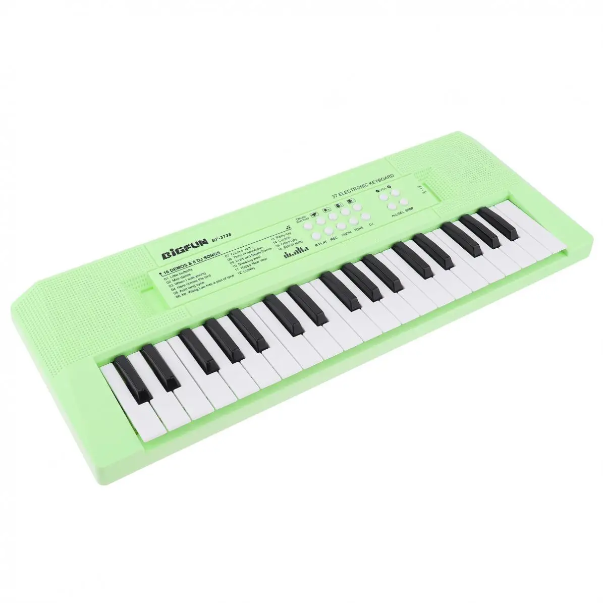37 Keys ABS Electronic Keyboard Piano Digital Music Key Board with Microphone Children Gift Musical Enlightenment