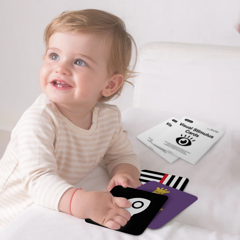 Beiens Baby Montessori Toys Pocket Flashcards for 0-36 Months Newborn Learning card Toys Children Early Educational Cognize Card