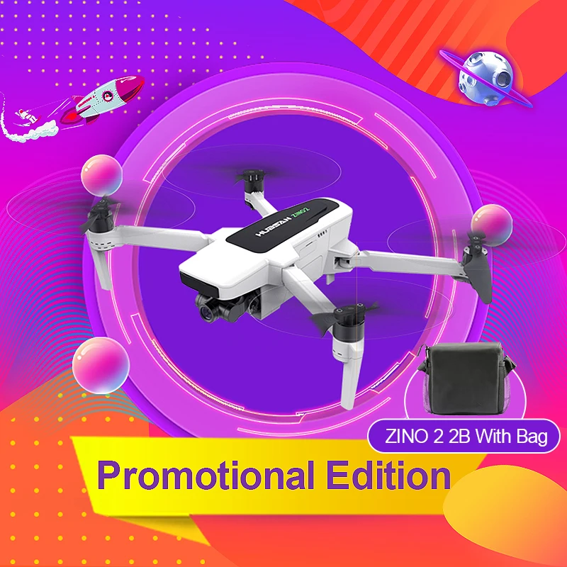 Get Original Hubsan Zino 2 2B With Bag RC Quadcopter Drones LEAS 2.0
Drone GPS 8KM 5G WiFi FPV with 4K 60fps HD Camera 3-axis Gimbal