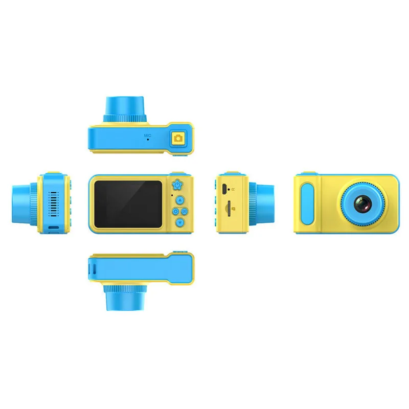 Детская цифровая камера 12MP HD 1080P поддержка 32G видеокамера