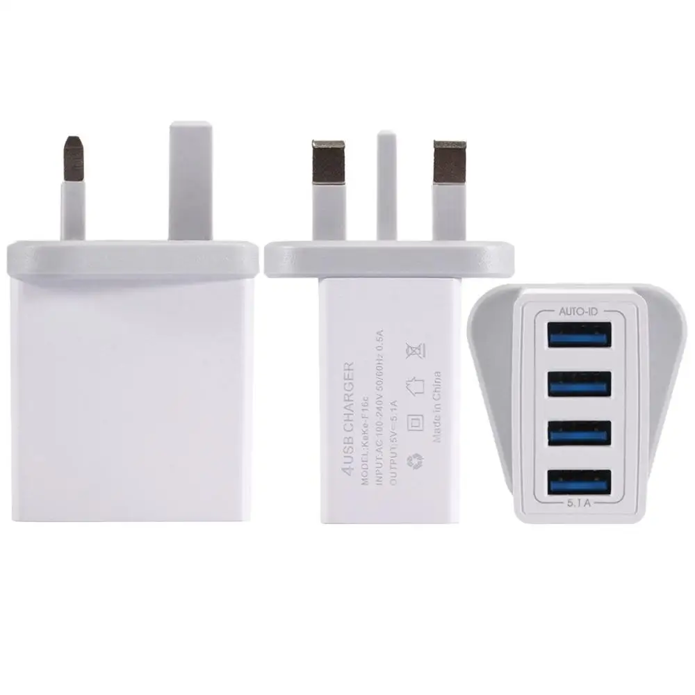 Сетевое зарядное устройство с 4 портами USB 802 А|Адаптеры для розеток| |