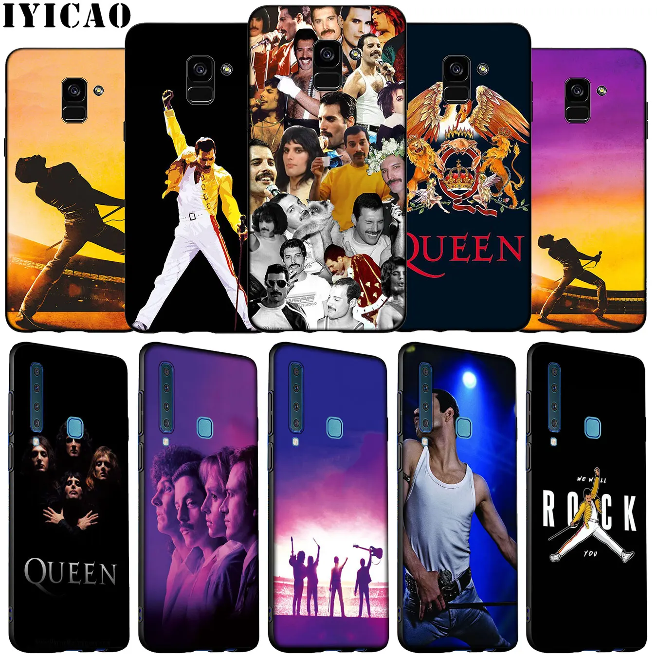 Bohemian Rhapsody Queen Soft Silicone Phone Case for Samsung Galaxy A6 A9 A8 A7 2018 A3 A5 2016 2017 Note 9 8 10 Plus |