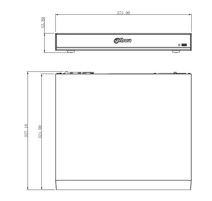 Сетевой видеорегистратор Dahua POE NVR NVR4216-16P-I 16-канальный видеорегистратор 1U 16PoE AI Сетевой Видео Регистраторы 16 каналов, на возраст от 1 года до 8 лет PoE Порты поддержка ePoE и EoC