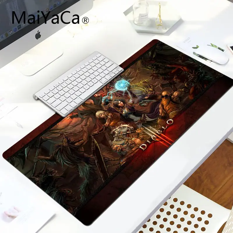 MaiYaCa высокое качество Diablo III игровой коврик для мыши для ноутбука игровой коврик для мыши - Цвет: LockEdge 30X90cm