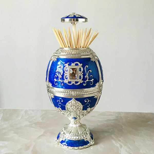 Горячее предложение, Европейский Креативный подарок, украшения, зубочистка, коробка, замок, в форме яйца, зубочистка, вечерние