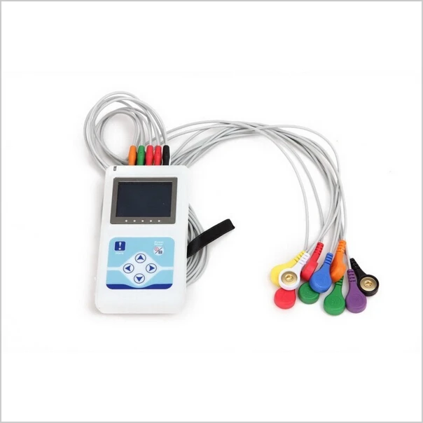 Contec Manufacturer shipping NEW 3 Channels ECG Holter EKG Monitor System 24 hours Recorder TLC9803 | Красота и здоровье
