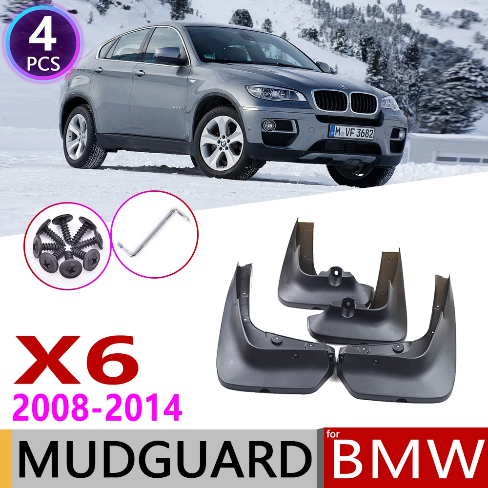 

Front Rear Mudflap for BMW X6 E71 2008~2014 Fender Mud Guard Flap Splash Flaps Mudguards Accessories 2009 2010 2011 2012 2013