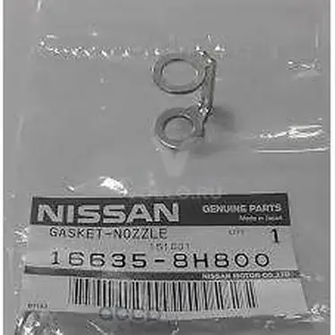 166358H800 Nissan ПРОКЛАДКА / GASKET-NOZZLE