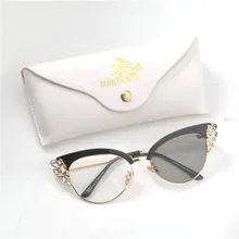 Переходные фотохромные алмазные очки для чтения для женщин дальнозоркость прогрессивные многофокусные с диоптриями очки для пресбиопии FML