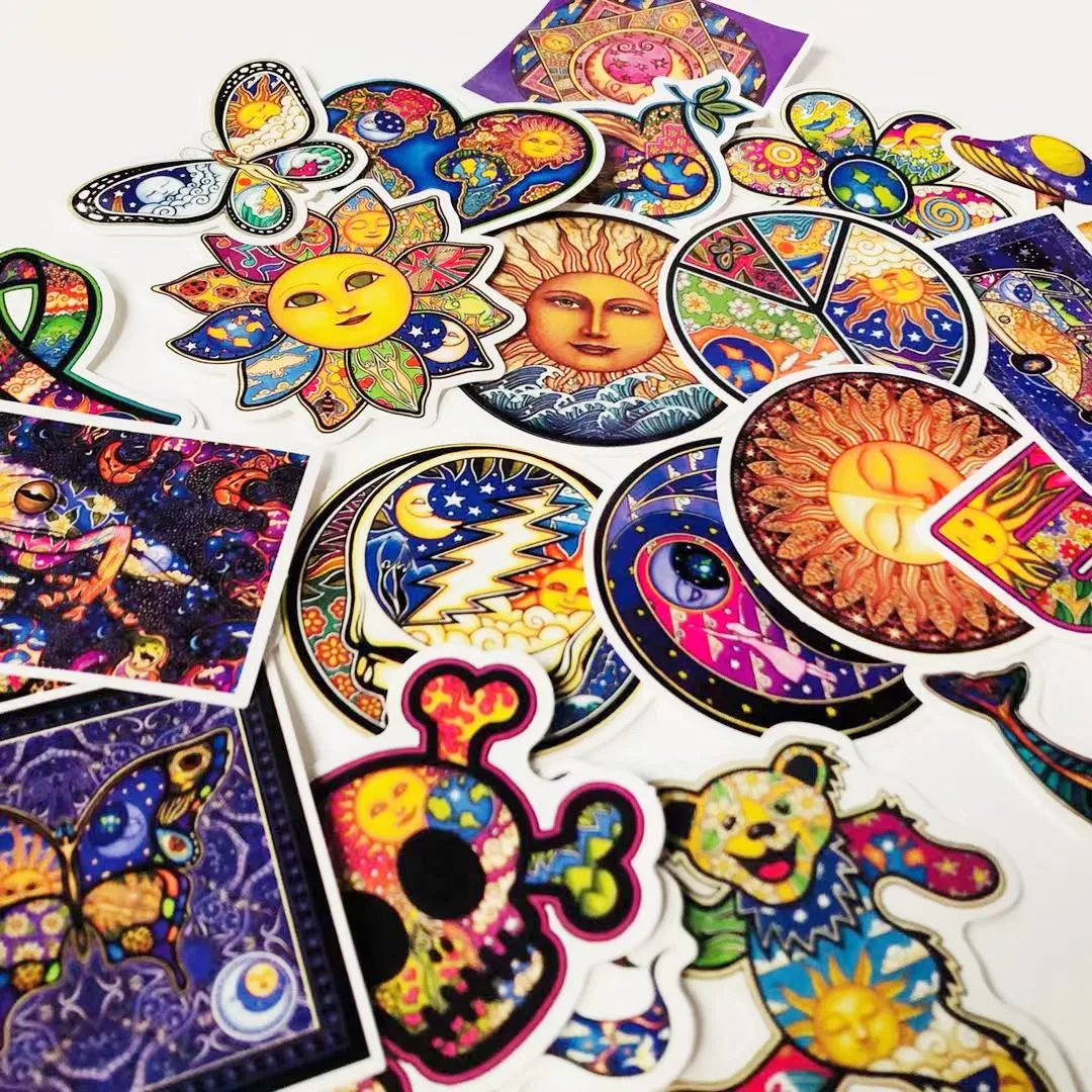 25/Чехол World Peace Tarot Cards Lucky клейкая бумага багаж скейтборд ноутбук водонепроницаемые солнечные наклейки для автомобиля