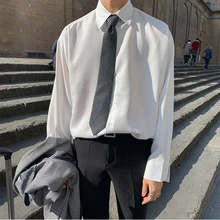 Г. Осень-зима, базовый однотонный Модный повседневный джемпер с длинными рукавами в Корейском стиле белый M-XL