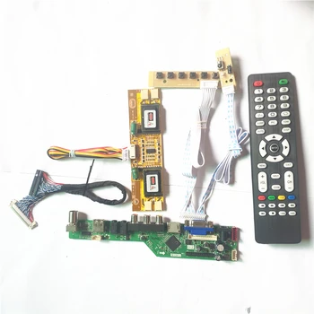 

For TM150XG-26L06/26L09 LVDS 20Pin 4CCFL T.V53 controller board keyboard+Inverter+Remote USB VGA HDMI AV RF LCD monitor DIY kit