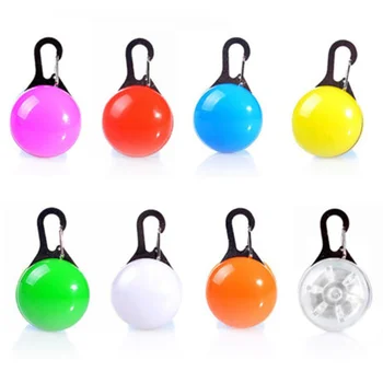 

1PC LED Safety Dog Cat Night Light Flashing Colour Buckle Collar Pet Luminous