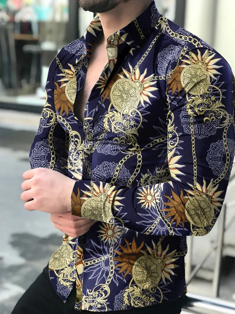 Men's shirt New Hawaiian Shirts Men Single Button Shirts Wild Shirts Printed Male Blouses 2021 Men's shirt New Hawaiian Shirts Men Single Button Shirts Wild Shirts Printed Male Blouses 2021