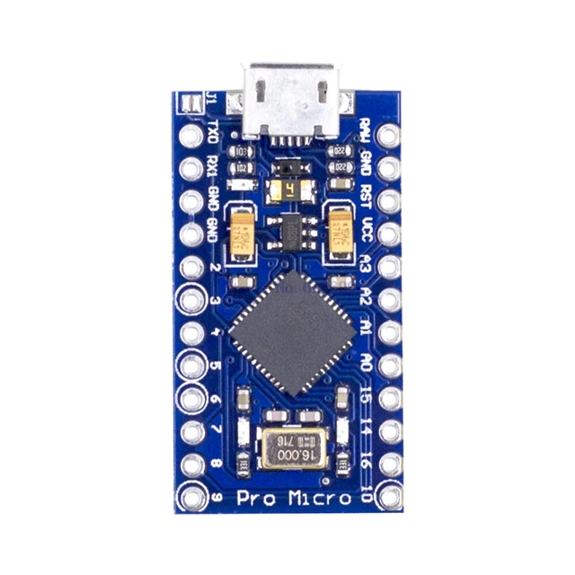 

A2-- Pro Micro ATmega32U4 5V/16MHz Module Board with 2 row pin header for Leonardo Replace ATmega328