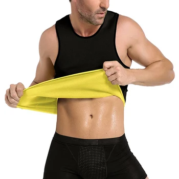 

Men High Quality Neoprene Sauna Suit Body Shapers Shirt Weight Loss With Heat Waist Trainer Sweat Vest Tank Top Workout Corset