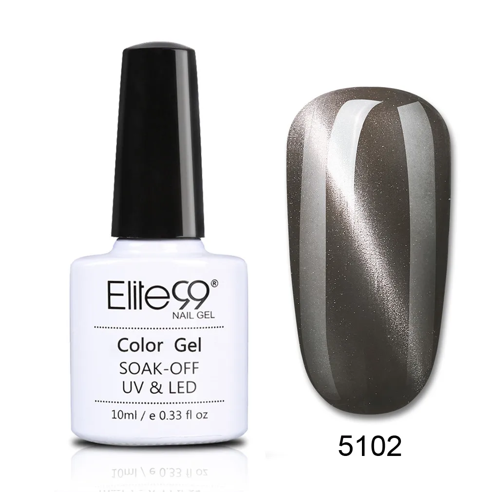 Elite99 10 мл Гель-лак для ногтей с эффектом «кошачий глаз» лак Vernis полуперманентный лак для ногтей Гибридный Гель-лак замочить от магнитных ногтей Краска Gellak - Цвет: NNHMY5102