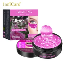 

New 60Pcs Rose Eye Patches Anti Black Circle Moisturizing Fine Line Wrinkle Puffiness Remover Glitter Eye Mask Skin Care