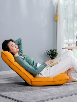 

Lazy Sofa Tatami Folding Single Small Sofa Bed Dormitory Computer Bedroom Balcony Bay Window Chair
