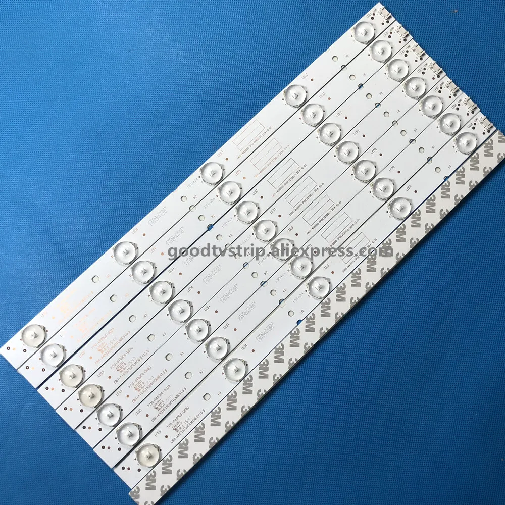8 шт./лот для Skyworth 40E3000/3500 светодиодная подсветка бар 5800-W40000-3P00/2P00 VER0.0