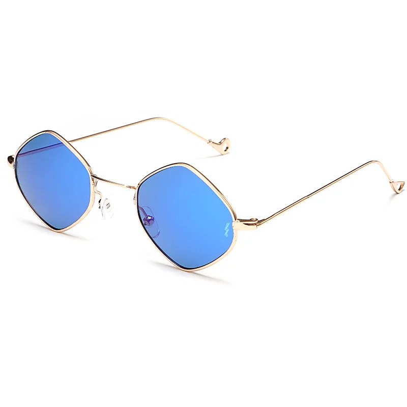 2020 New Style Oceans PCs Sun Glasses Europe And America Five/six Polygon Glasses Men And Women-Retro Sunglasses Plain Glasses