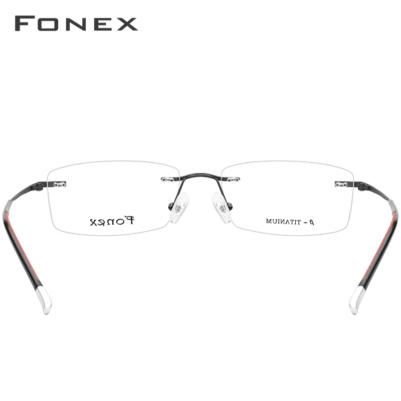FONEX Титановые очки без оправы B для мужчин и женщин оправа рецептурных очков