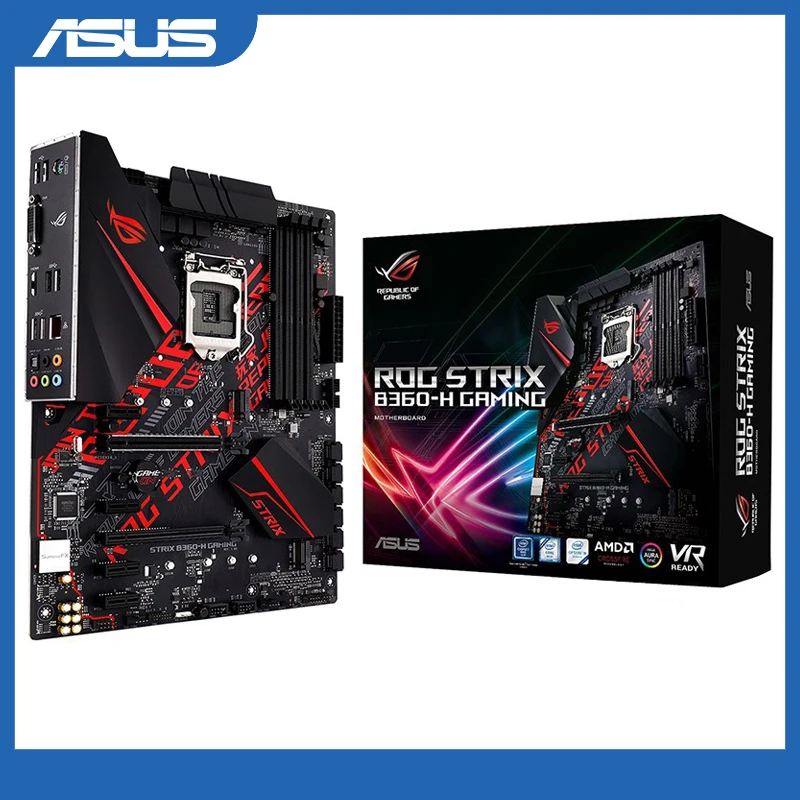 Материнская плата Asus ROG STRIX B360-H для настольных ПК Intel B360 LGA 1151 основная плата для электронных игр