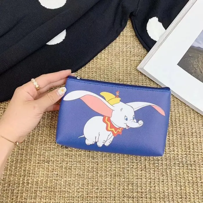 3 шт. disney Dumbo косметички для мамы сумка большая емкость Сумочка, клатч портативный прозрачный ПВХ водонепроницаемый storag