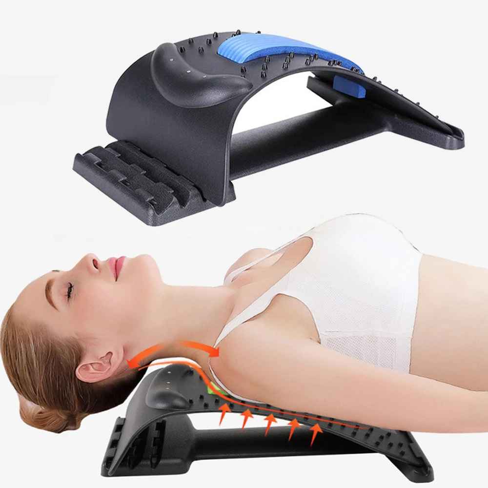 New Neck and Back Massager Stretcher Equipment Relaxation Fitness Cervical Support Shiatsu Massager for Neck Stretching Devices