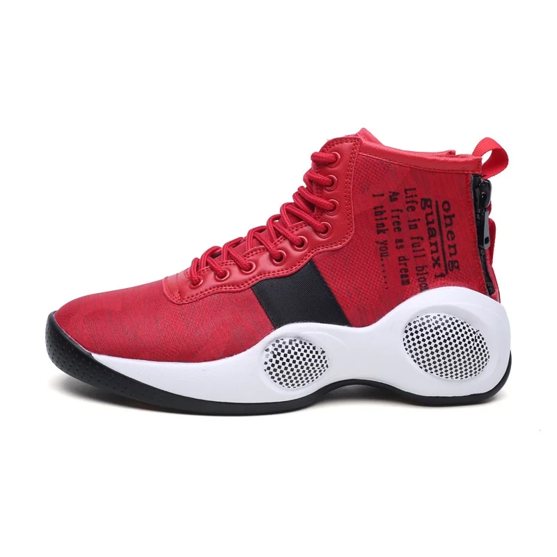 Official Original Authentic Basketball Air Shoes Sport Outdoor Athletic Sneakers Future Tekkie Hyperdunk Luxury Retro James Boot - Цвет: Красный