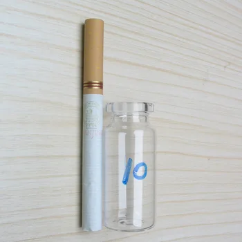 

8 Pcs 10 ml Small Cork Bottle Clear Glass Bottle Wishing Bottle M88