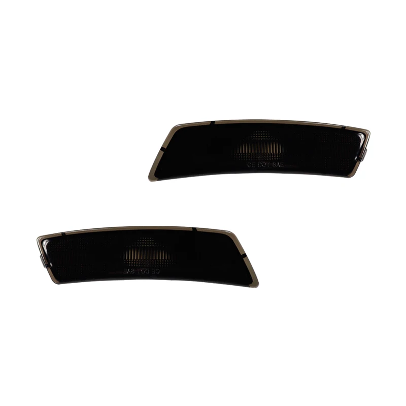 Smoked Lens Front Side Marker Light Housings For 2018+ VW Tiguan & 2012-2019 Beetle