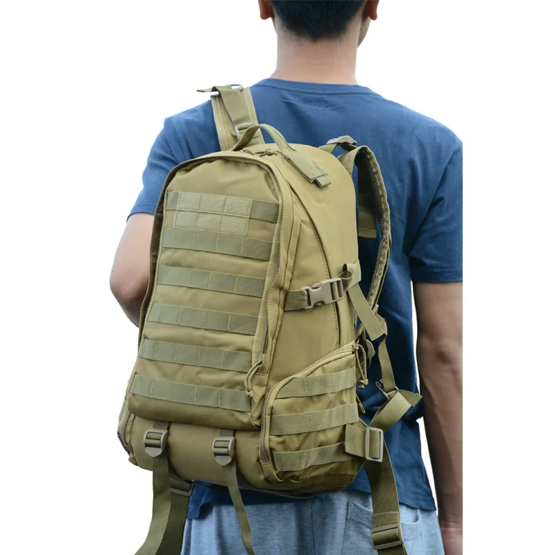 Тактический Рюкзак Molle, рюкзак для путешествий, военный рюкзак, уличный, для охоты, туризма, кемпинга, 27Л, большая емкость, износостойкая сумка