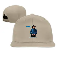 Мужские и женские Garth Brooks Ropin' ветер дизайн плоская шляпа Регулируемая унисекс