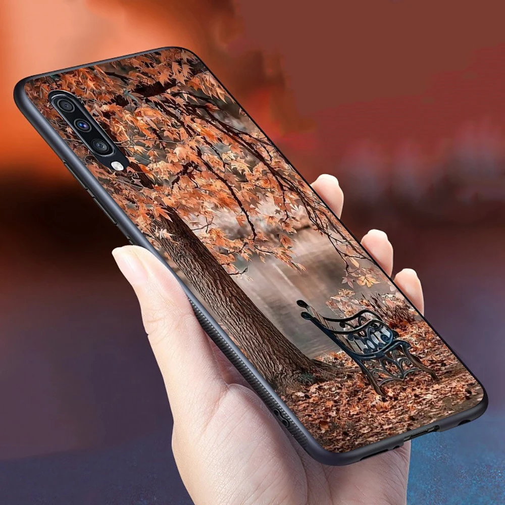 Дерева природы мягкий силиконовый чехол для телефона для samsung A2 Core A10s A20E A20s A30s A40s A50s A60 A70s - Цвет: B8